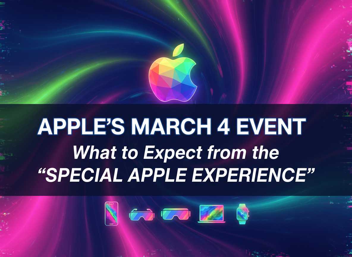 Apple's March 4 Event - What to Expect from the 'Special Apple Experience'