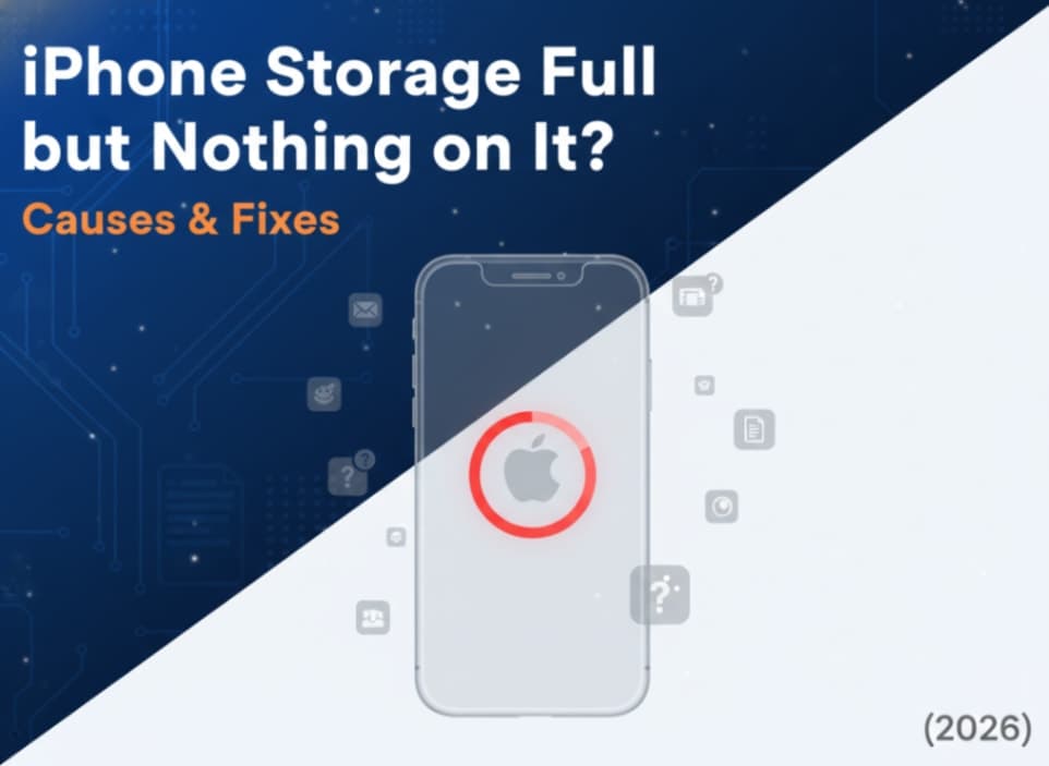 iPhone Storage Full but Nothing on It? Causes & Fixes (2026)