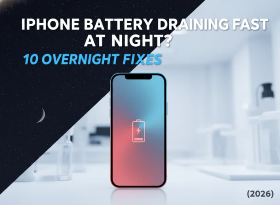 iPhone Battery Draining Fast at Night? 10 Overnight Fixes (2026)