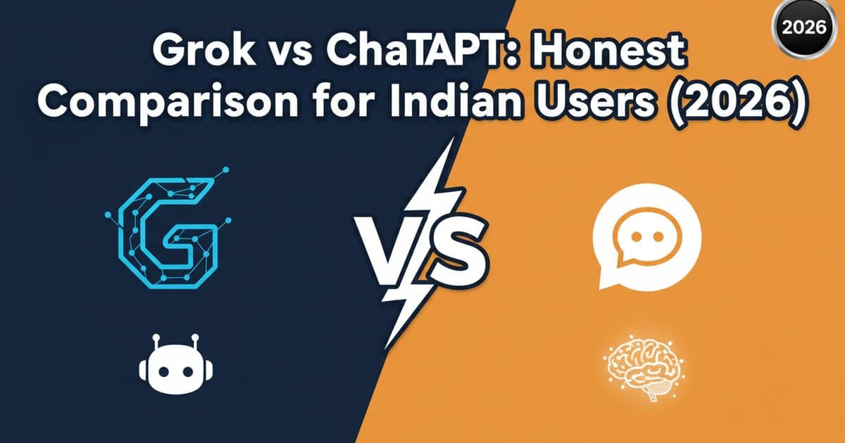 Grok vs ChatGPT: Honest Comparison for Indian Users (2026)