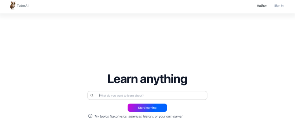 Unlocking the Future of Education with AI: 10 Best AI Tools for Students 6 Tutor.ai