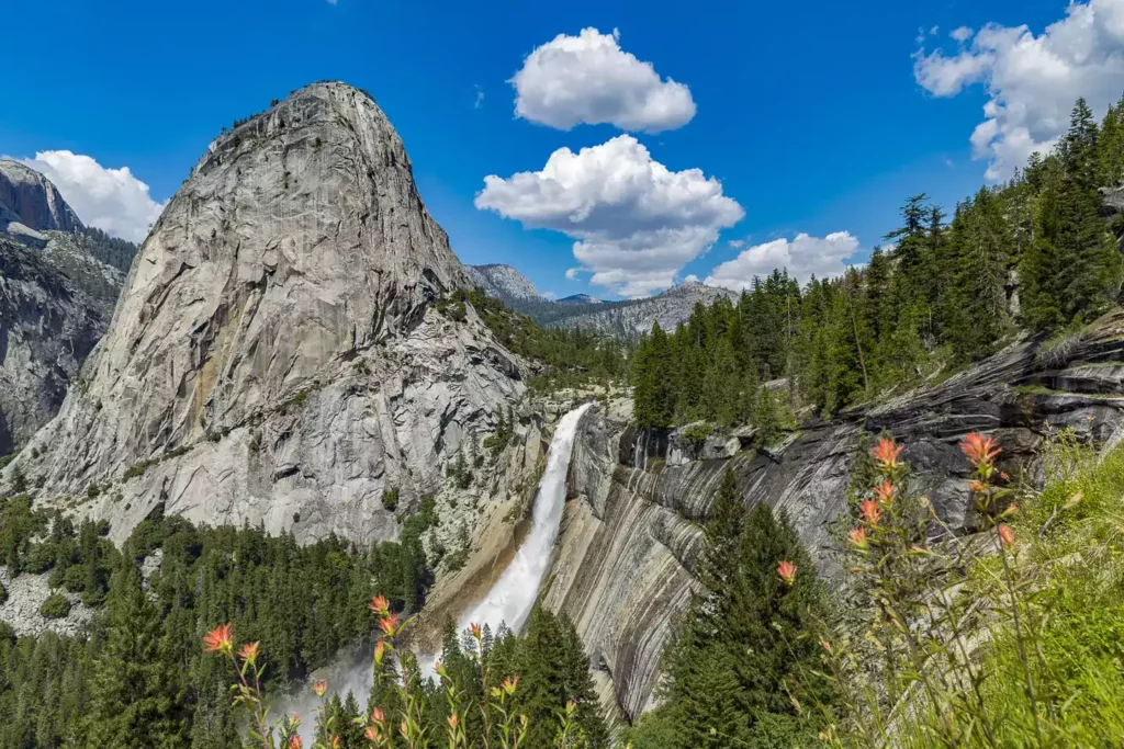 Top 10 Waterfalls in California 9 Vernal Fall and Nevada Fall